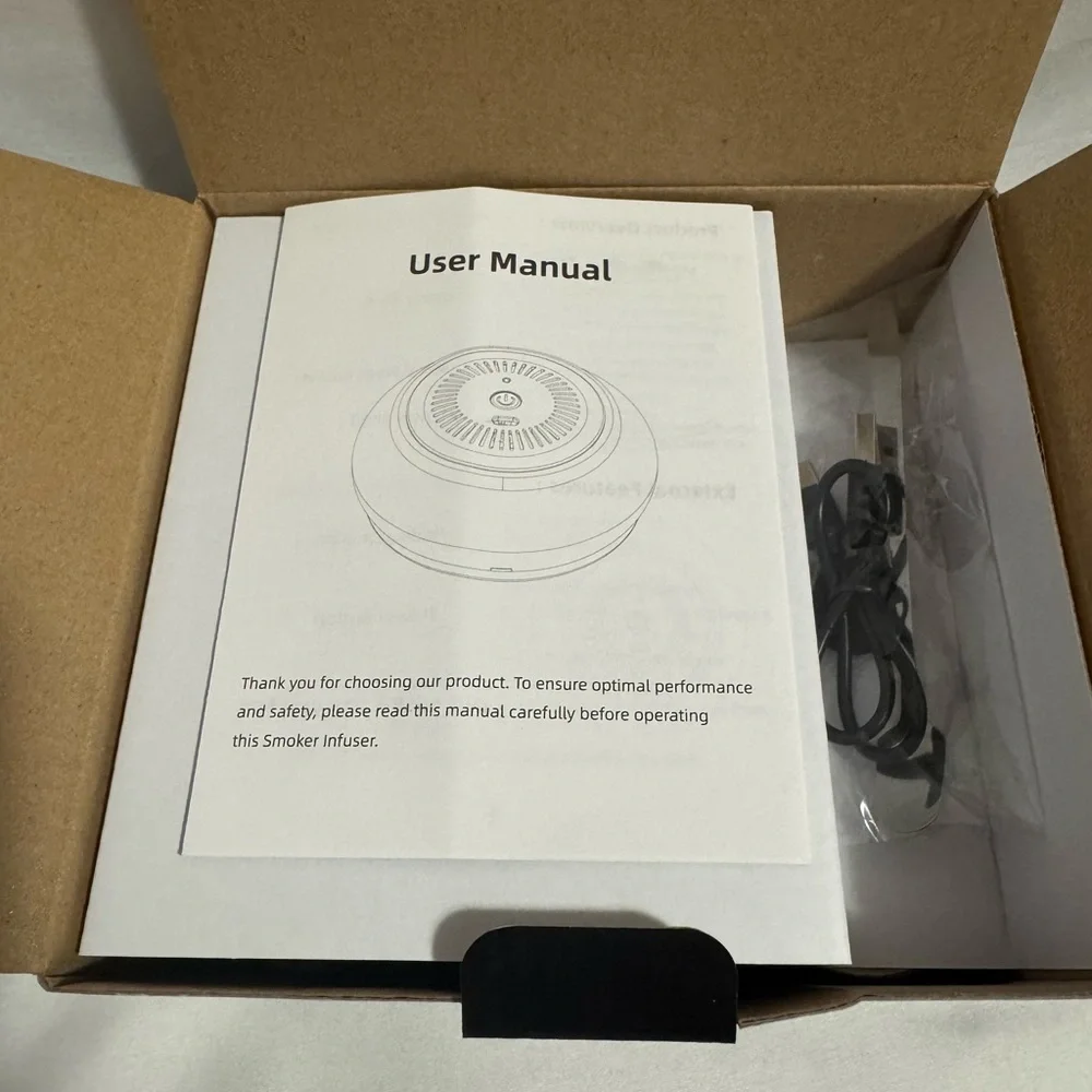 Electric Whiskey cocktail Smoker LU-11 home bar flavor infusion kit gift party